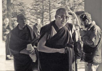 Young Dalai Lama as teenager