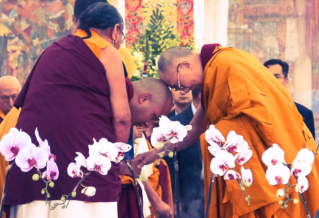 Young Dalai Lama as teenager